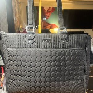 Pre owned Vera Bradley Black Quilted Tote